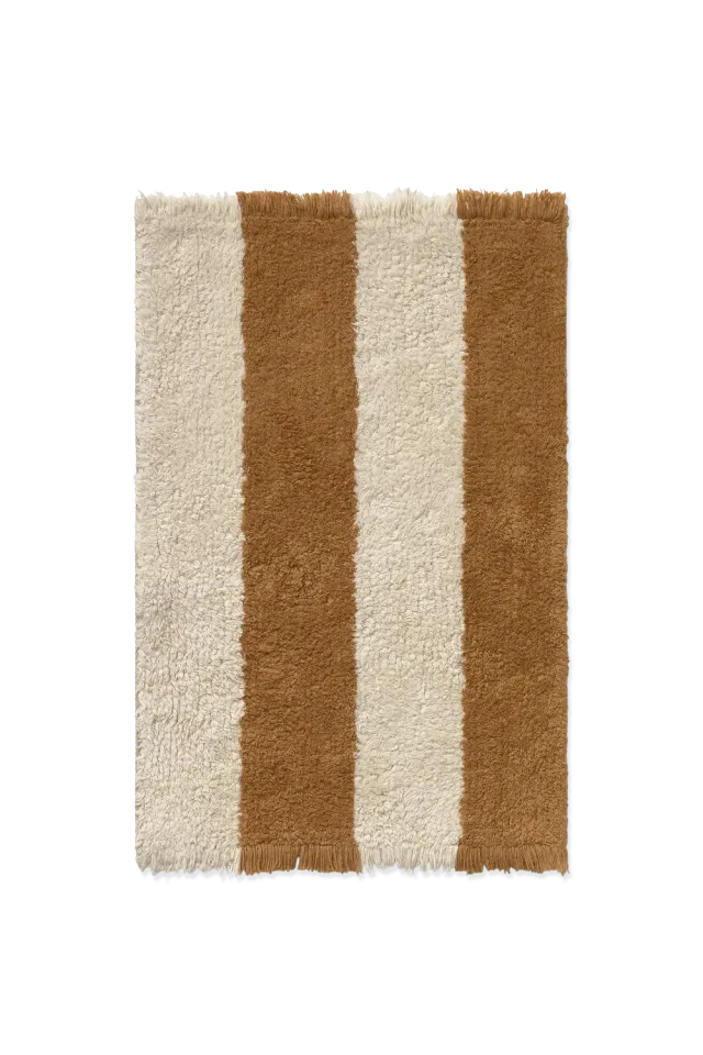 Lorena Canals Cabana Lines Teppichmuster Baumwolle Natural