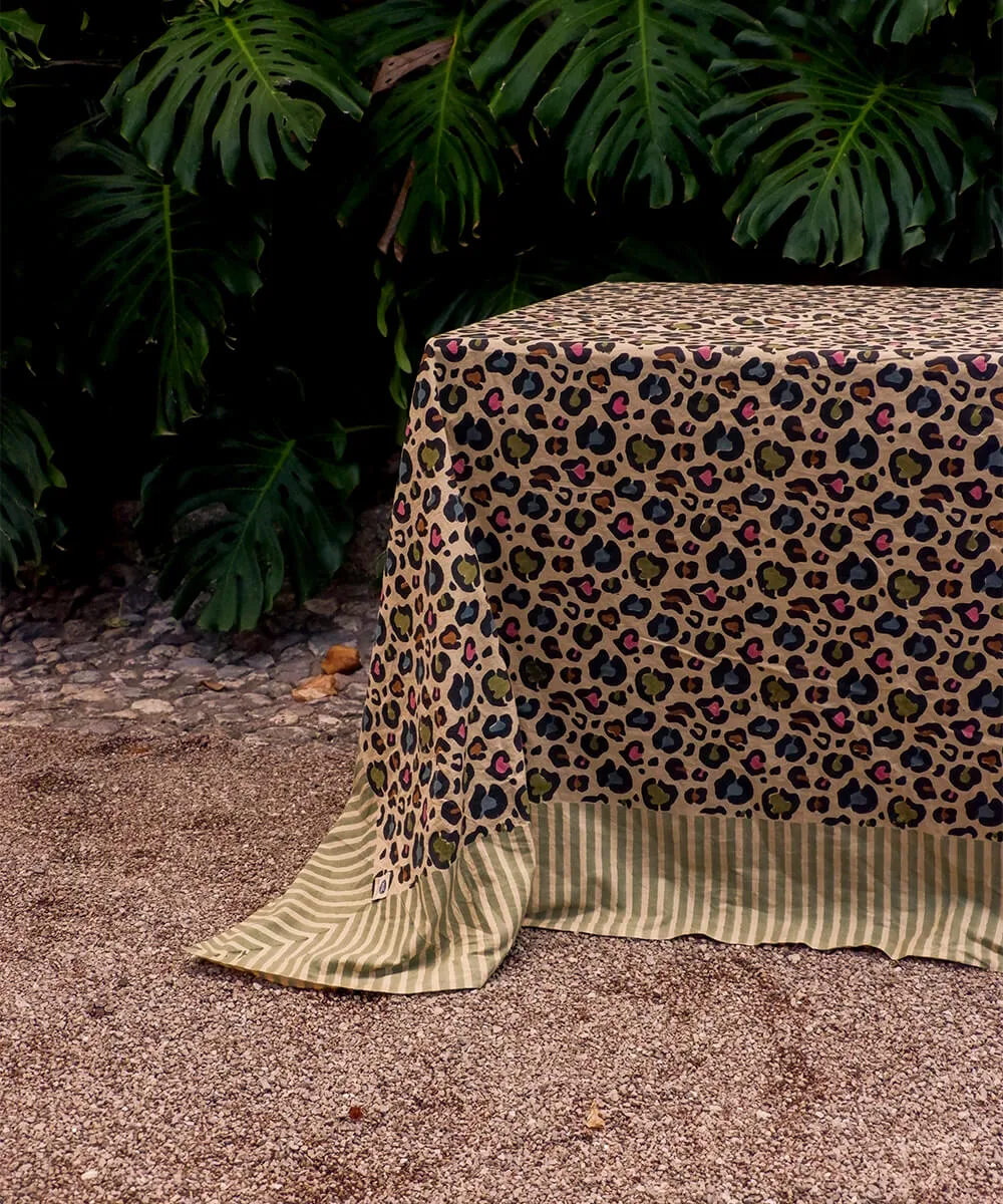 Doing Goods Disco Leopard Double Baumwolldecke 240x280
