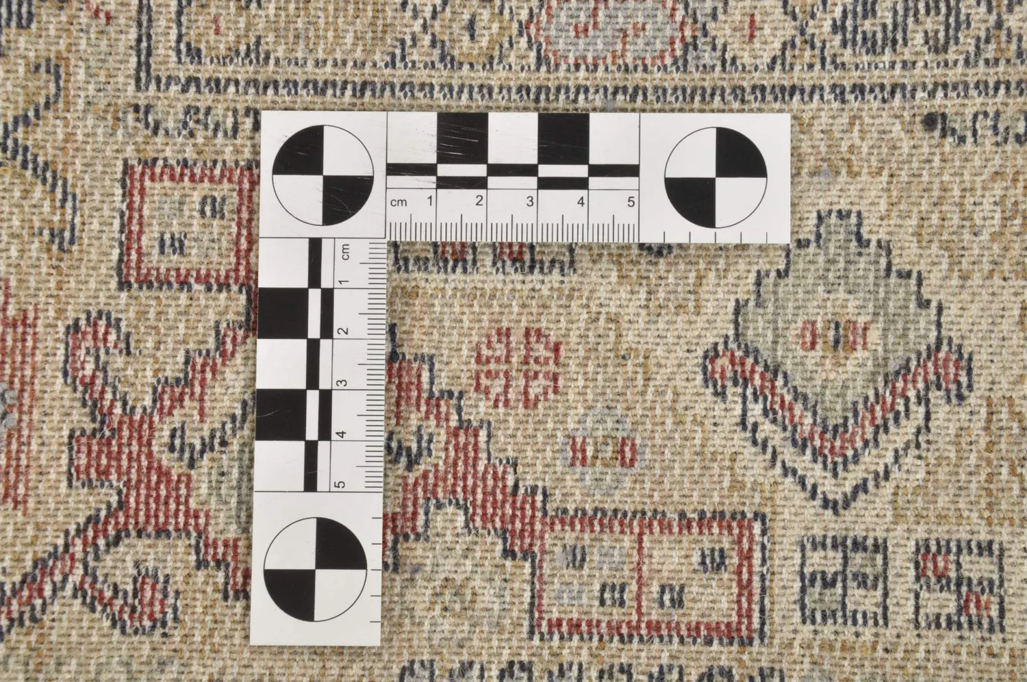 THEKO Saharna Teppich 80x150 cm Beige Schurwolle
