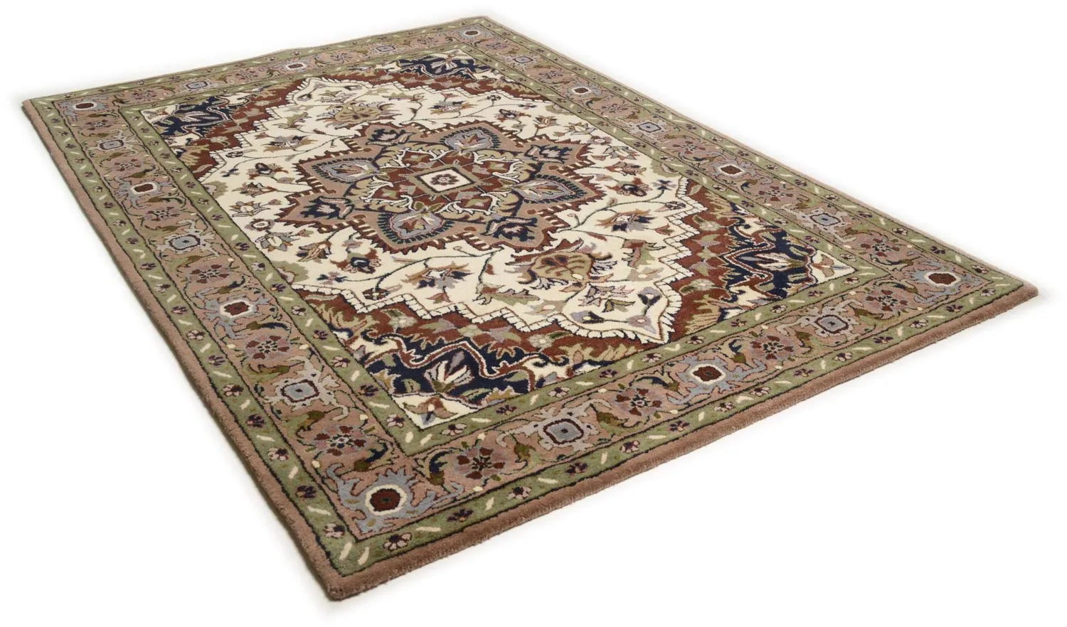 THEKO Royal Heriz Teppich Rot 70x270 Schurwolle