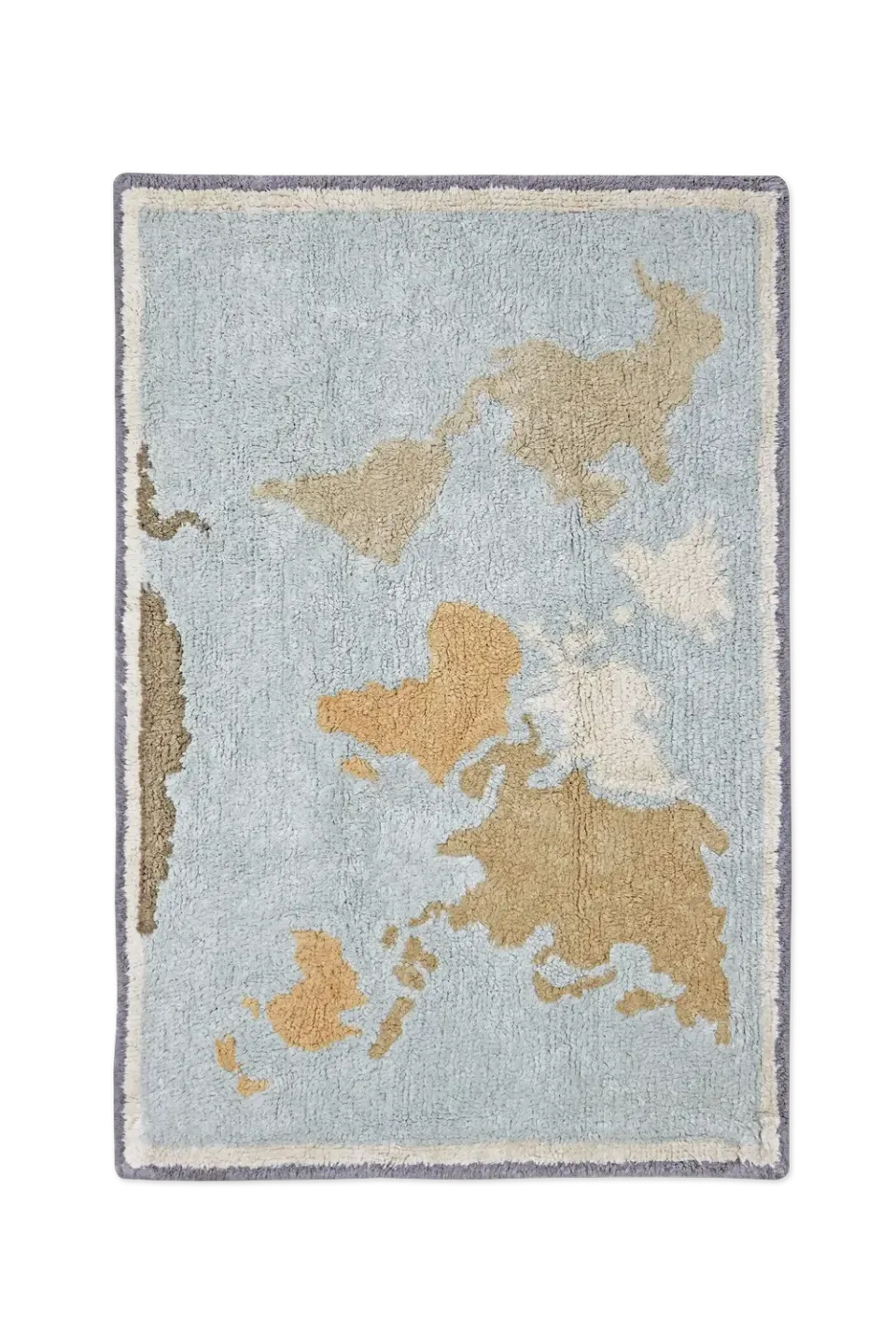 Lorena Canals Mini Worldmap Teppich 70x100 Baumwolle