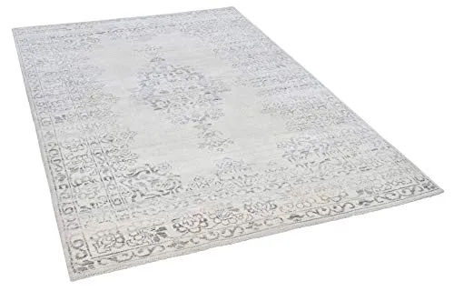THEKO Versian Teppich 70x140 Natur Schurwolle handgeknüpft