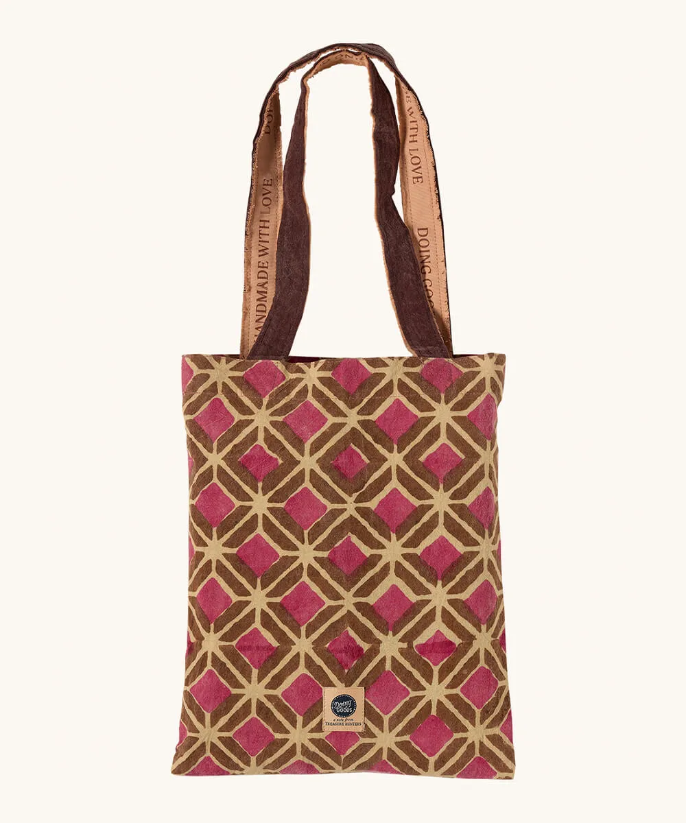 Doing Goods Helena Double Decke bordeaux mit Tasche