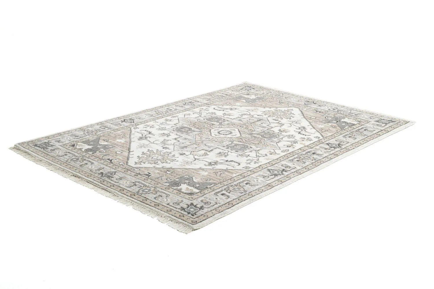 THEKO Luxus Vintage Natur Versian Teppich 40x60