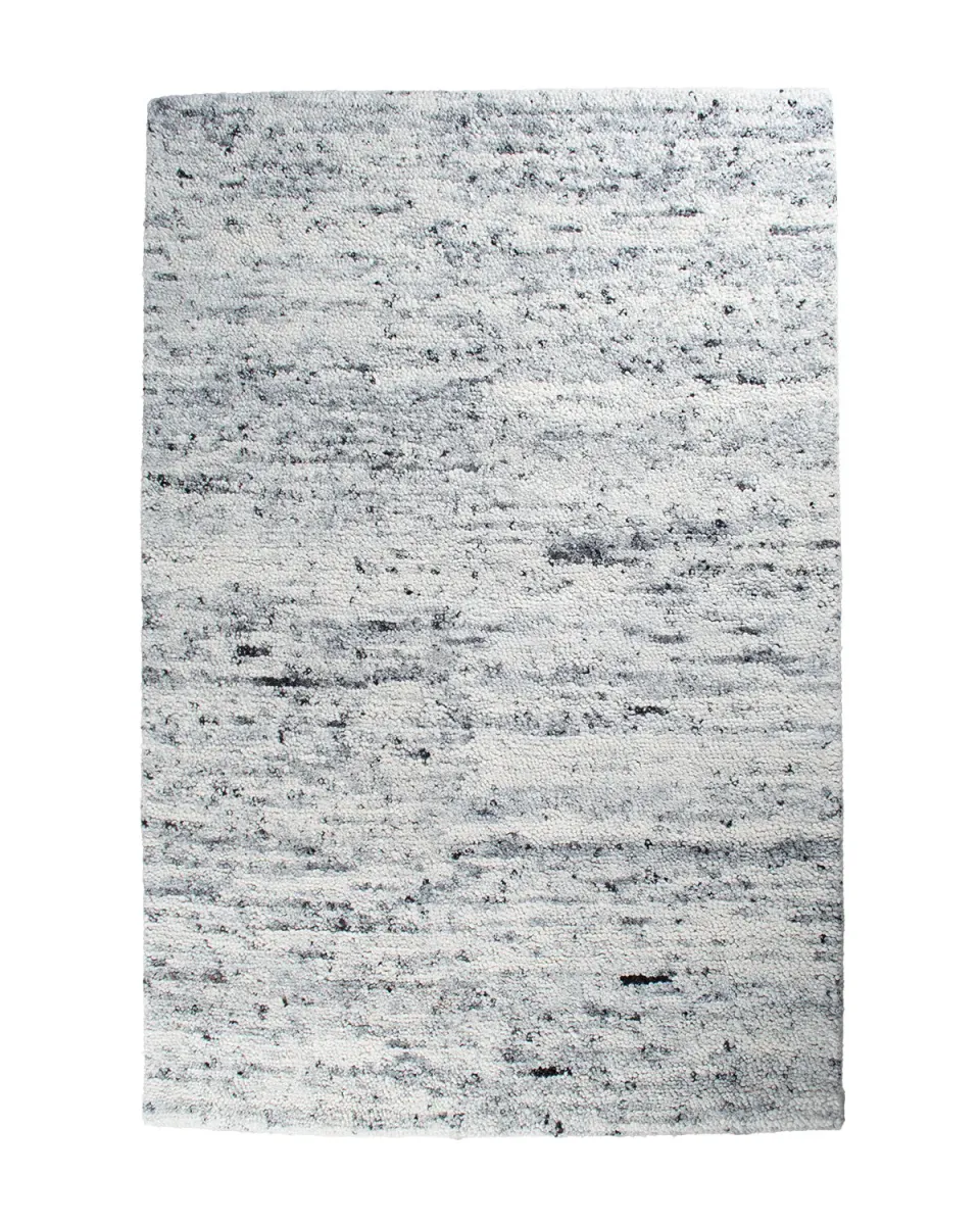 HC Interior Rugs York 3140-202 Teppich White Black Wollteppich