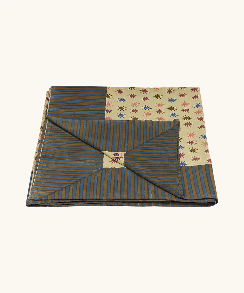Doing Goods Noa Double Star Plaid 240x280 Beige