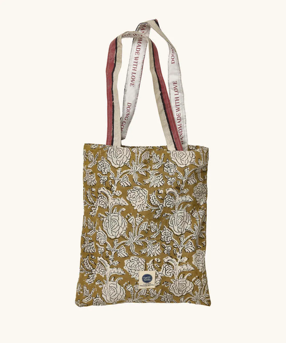 Doing Goods Botanical Double Plaid Baumwolle + Tasche