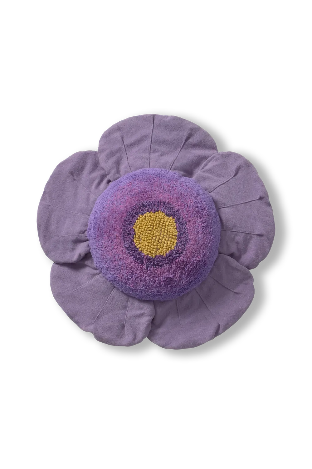 Lorena Canals Purple Poppy Bodenkissen 80 cm violett