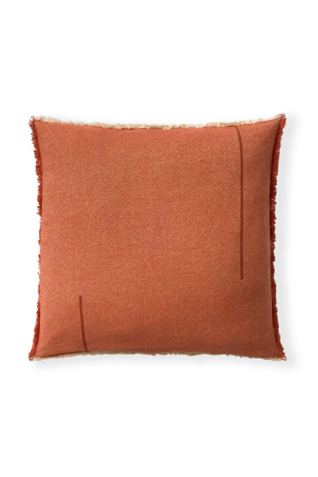 Lorena Canals Vertical Kissen 45x45 cm Terracotta Baumwolle