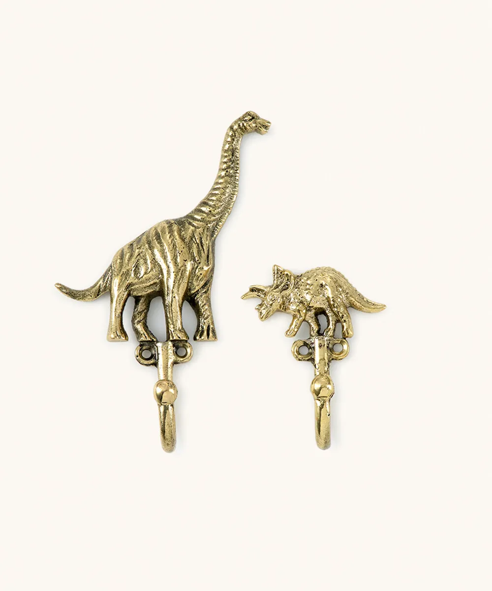 Doing Goods Dean Haken Dinosaurier Messing 2er-Set Kinder