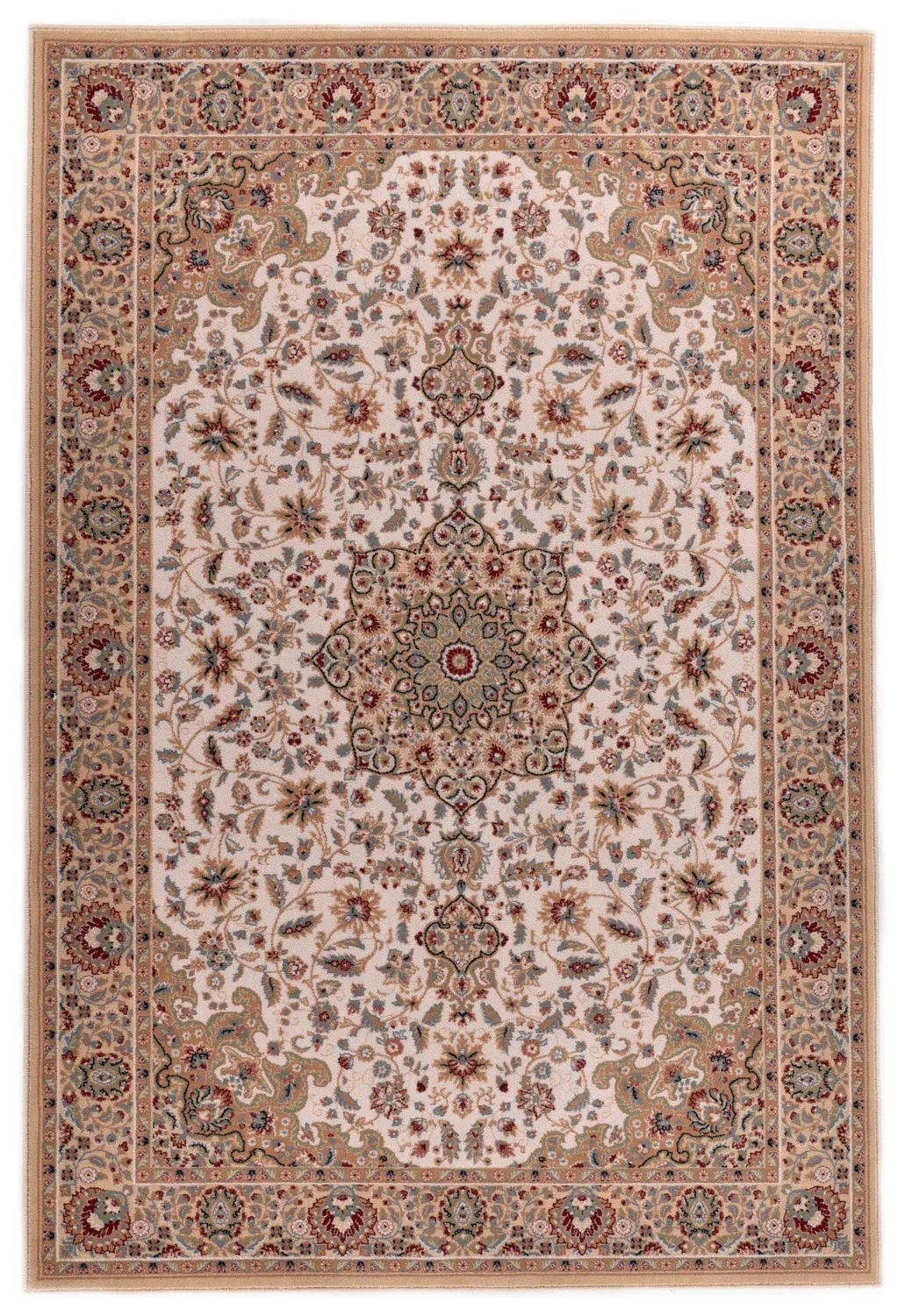 THEKO Dolna Wollteppich 50x80 cm Rot Flachgewebe