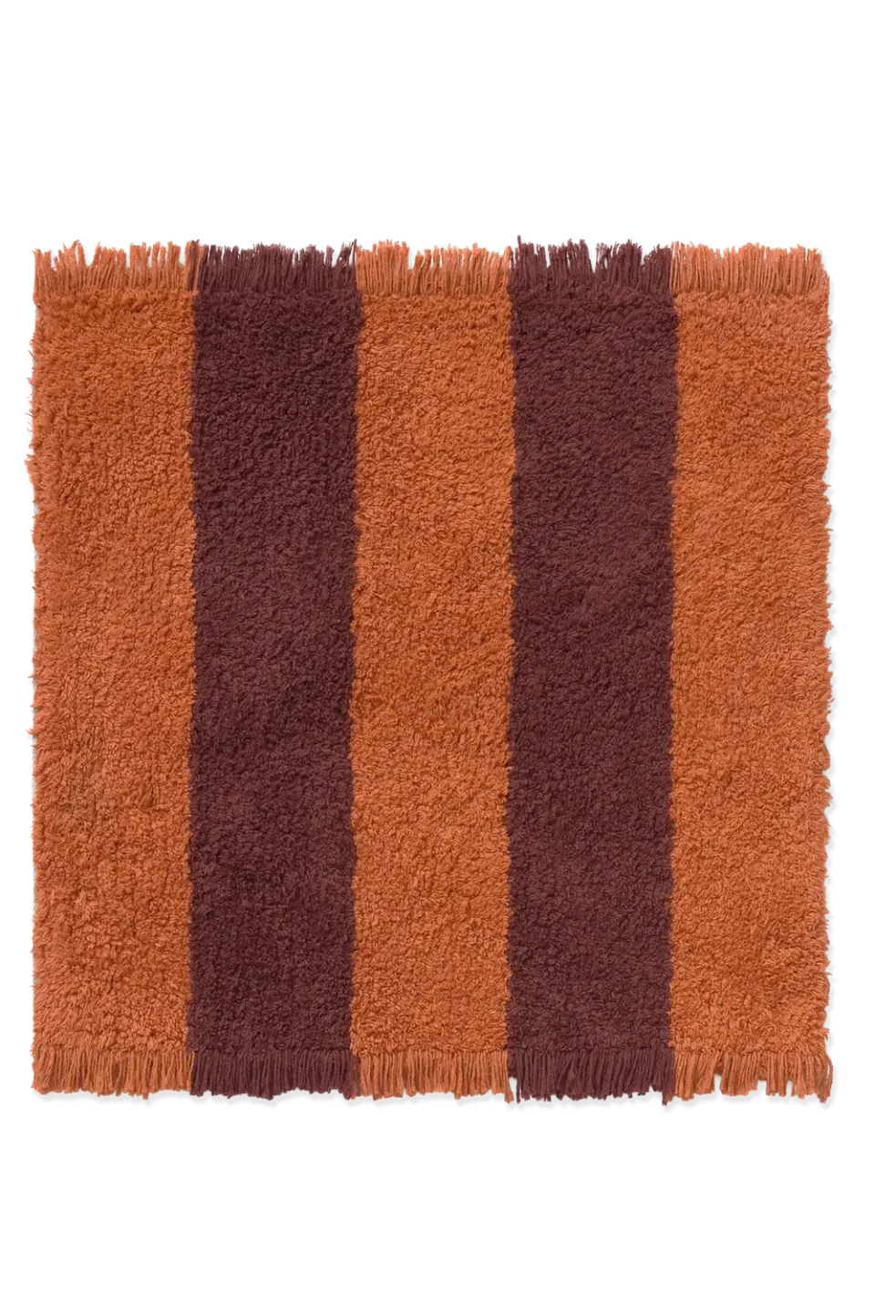Lorena Canals Cabana Lines Swatch Teppichmuster Terracotta