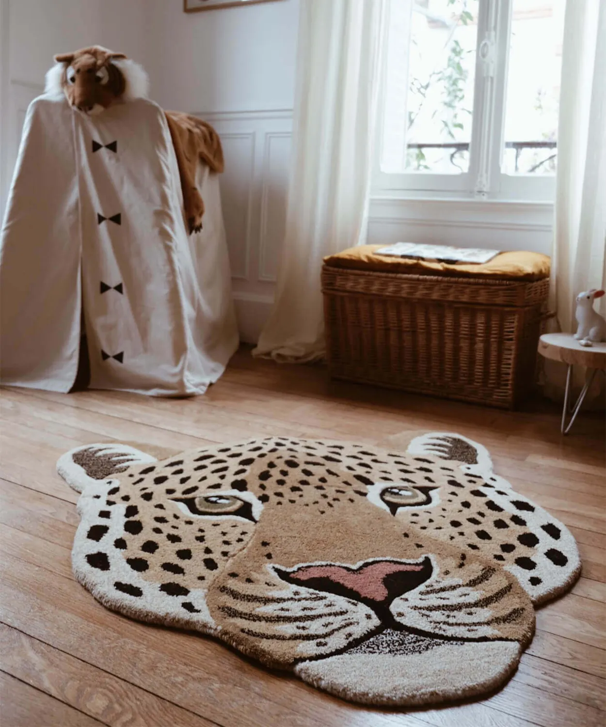 Doing Goods Tapis Amis Himani Leopard Large Teppich Wolle