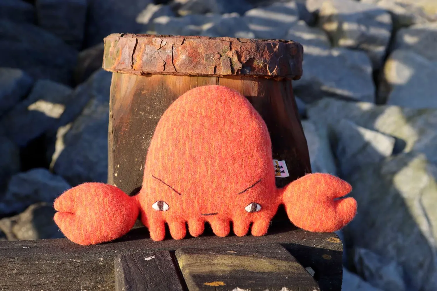 Donna Wilson Crabby Kuscheltier 37cm Lambswool Krebs