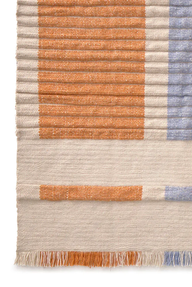 Lorena Canals Columns Handwebteppich 170x240 cm Wolle bunt