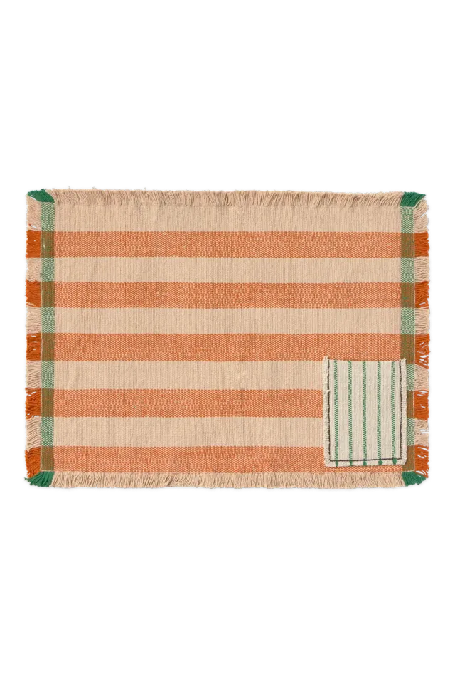 Lorena Canals Pocket Terracotta Platzsets 2er-Set 38x54 cm