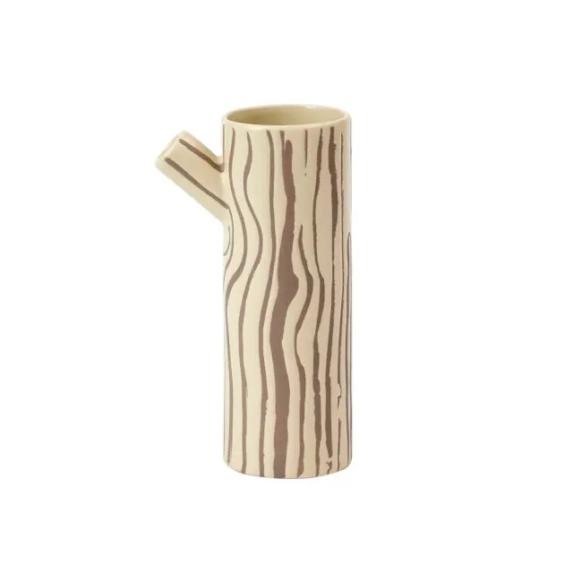 Donna Wilson Small Log Krug Vase Steinzeug natur