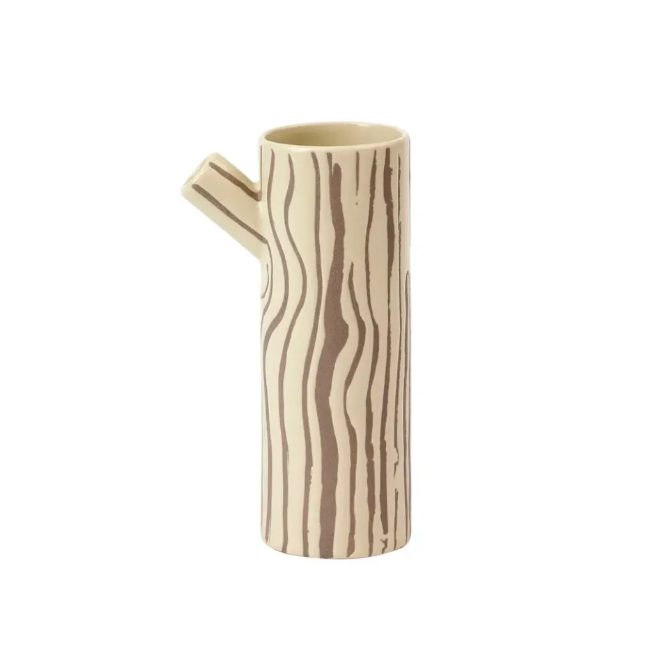 Donna Wilson Small Log Krug Vase Steinzeug natur