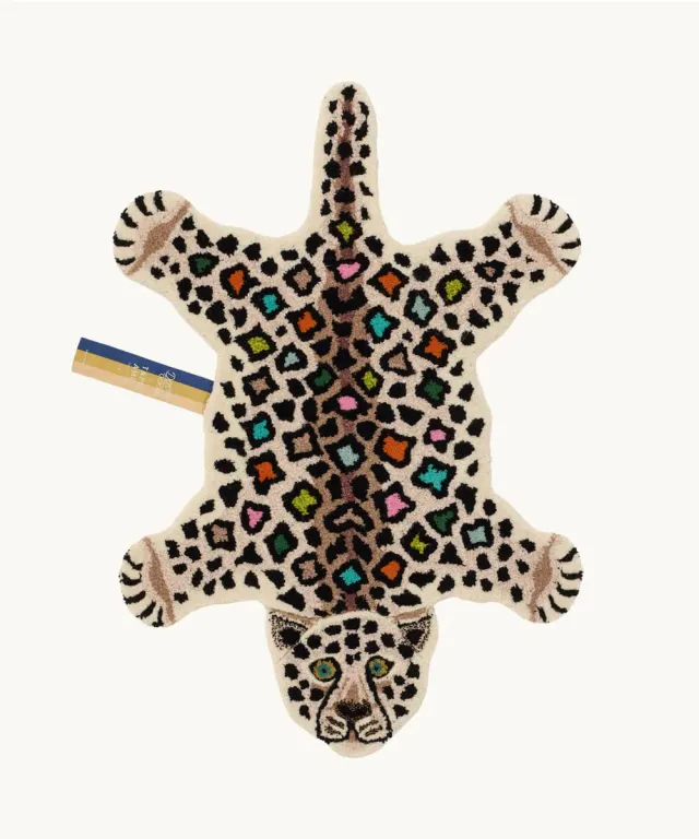 Doing Goods Disco Leopard Teppich Small Wolle