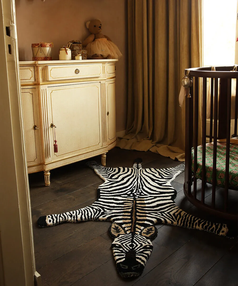 Doing Goods Stripey Zebra Teppich Large Wolle handgetuftet