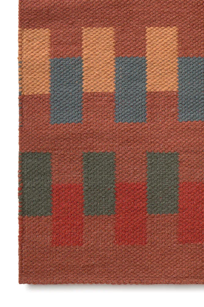 Lorena Canals Intersecting Sienna Läufer 80x230 Wolle