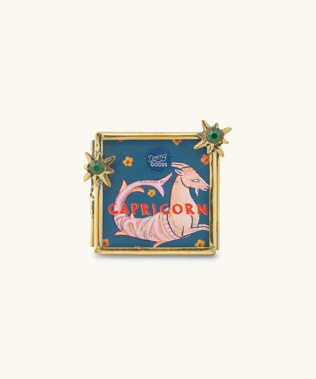 Doing Goods Capricorn Zodiac Bilderrahmen Mini Messing