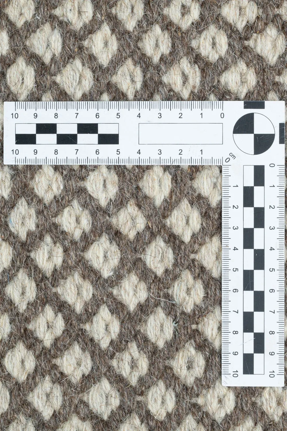 THEKO Trondheim PO-501 Teppich Natur 65x130 Wolle