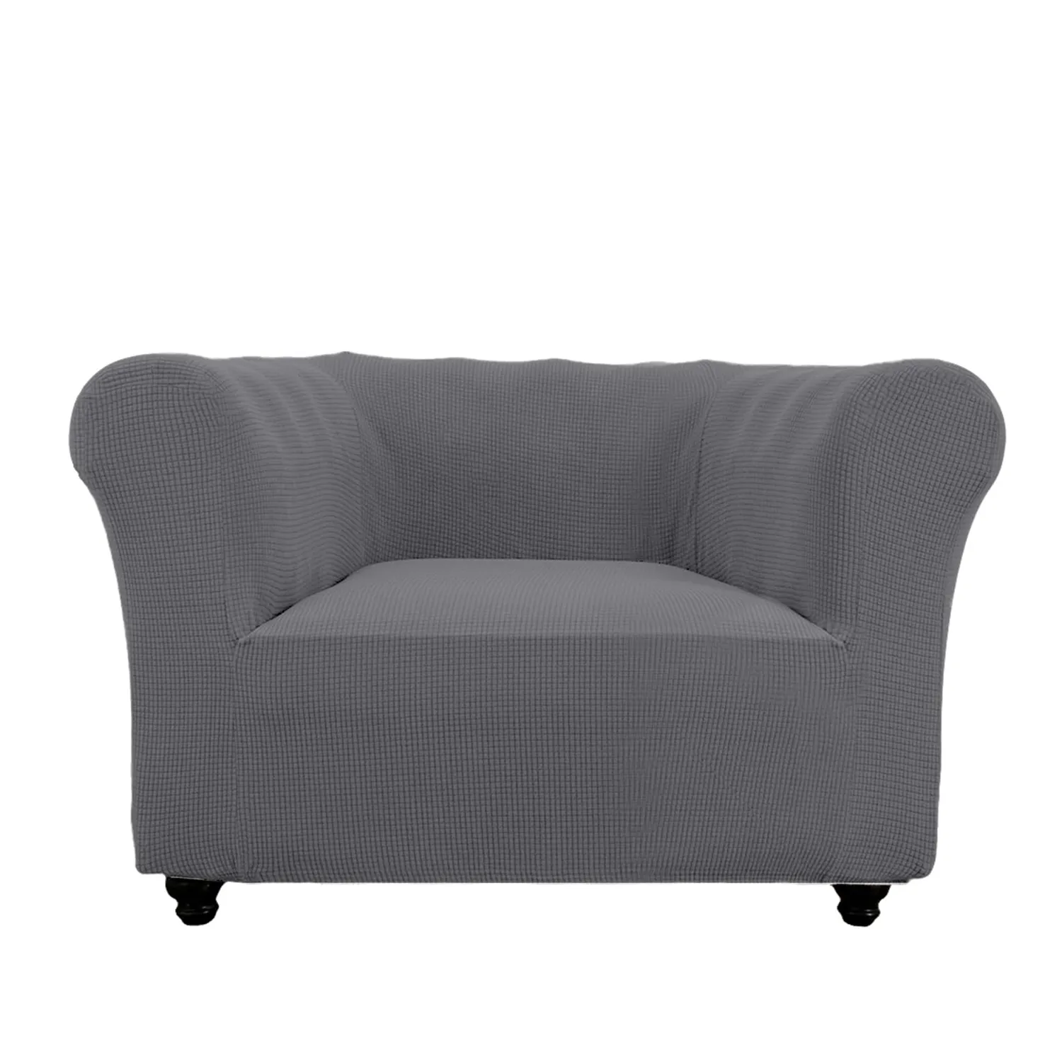 HonunGron Chesterfield Super Stretch Sofabezug Weiß 3-Sitzer