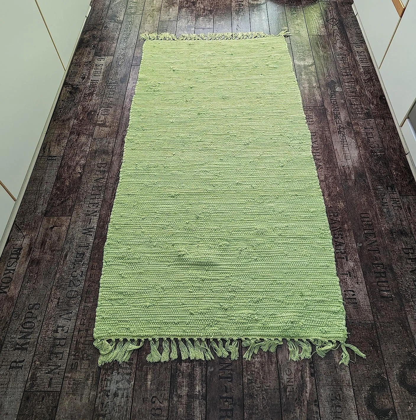 THEKO Happy Cotton Teppich 40x60 cm Mint Baumwolle