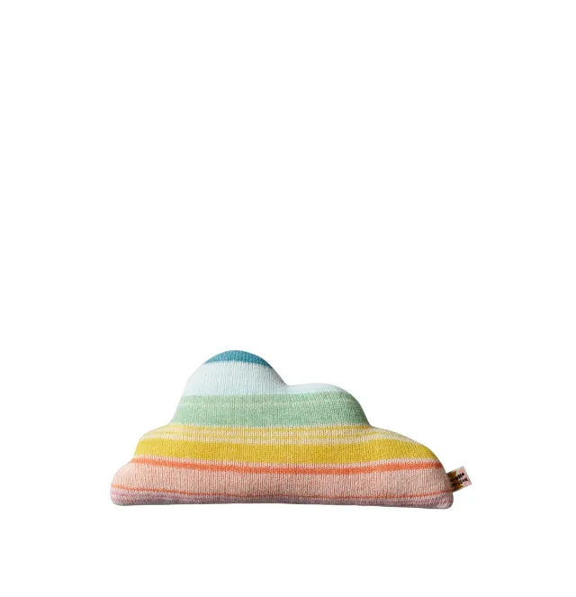 Donna Wilson Cloud Kissen Regenbogen Wolke 18x40cm Wolle