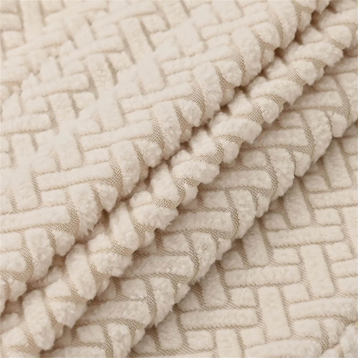 HonunGron Sofakissenbezug 3 Sitzer Beige wasserdicht