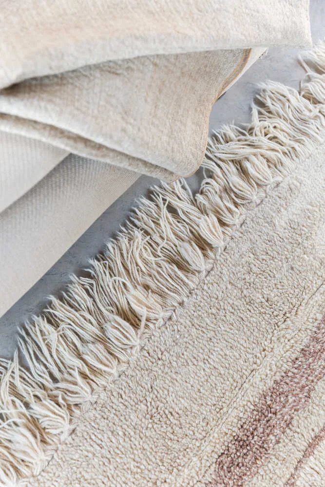 Lorena Canals Woolable Sumak Seashell Teppich 200x300 Wolle