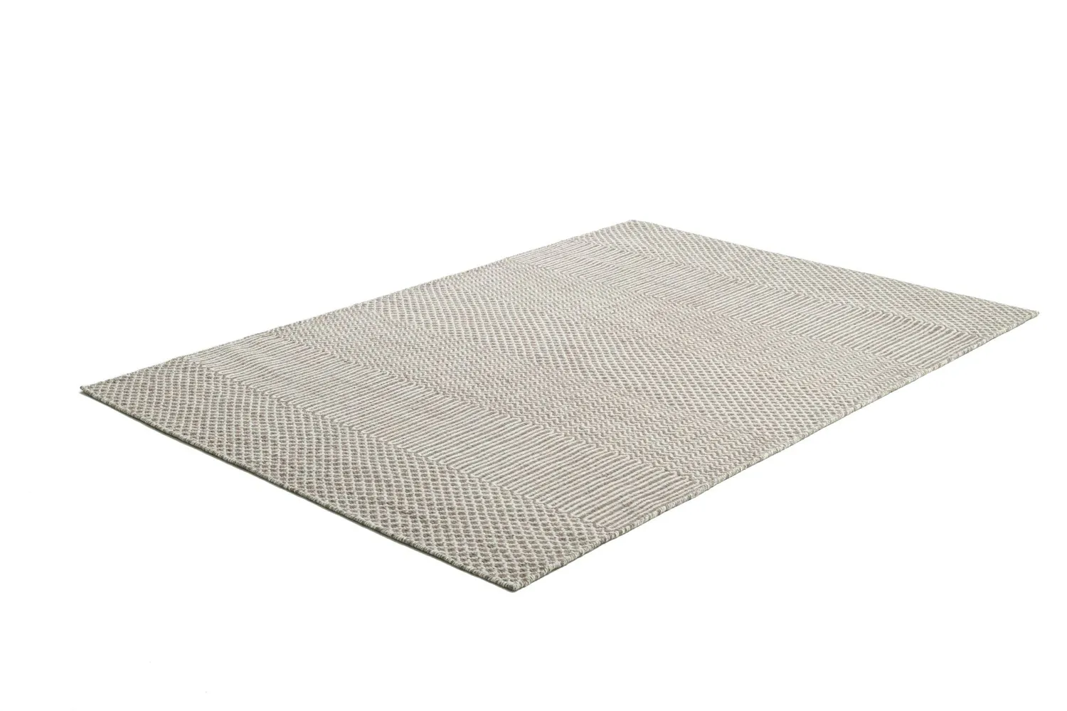 THEKO Trondheim PO-501 Teppich Natur 65x130 Wolle