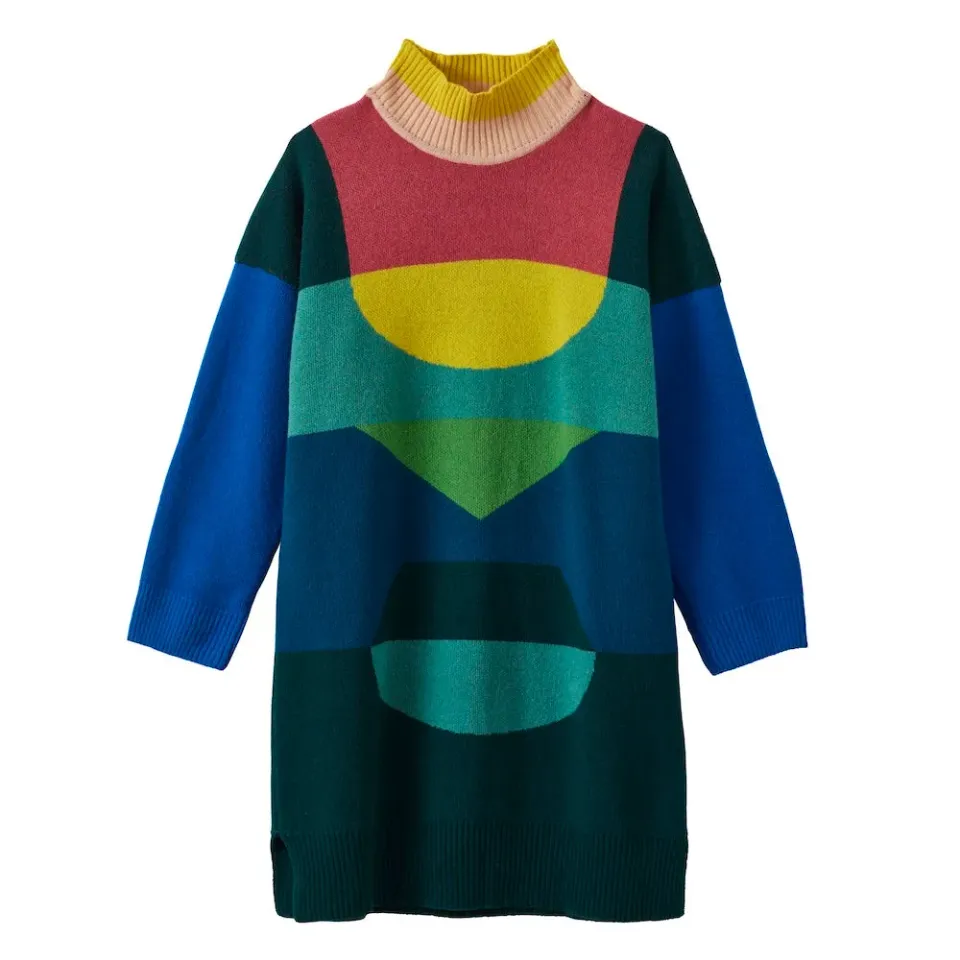 Donna Wilson Kaleido Jumper Dress Strickkleid S-M Lambswool