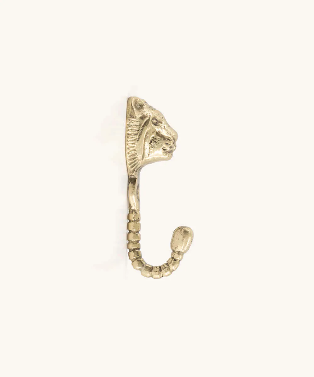 Doing Goods Sunshine Tiger Wandhaken Messing Tiger
