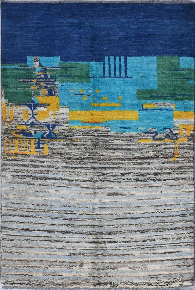Amini Taimany 8286236 Teppich 139x93cm handgeknüpft