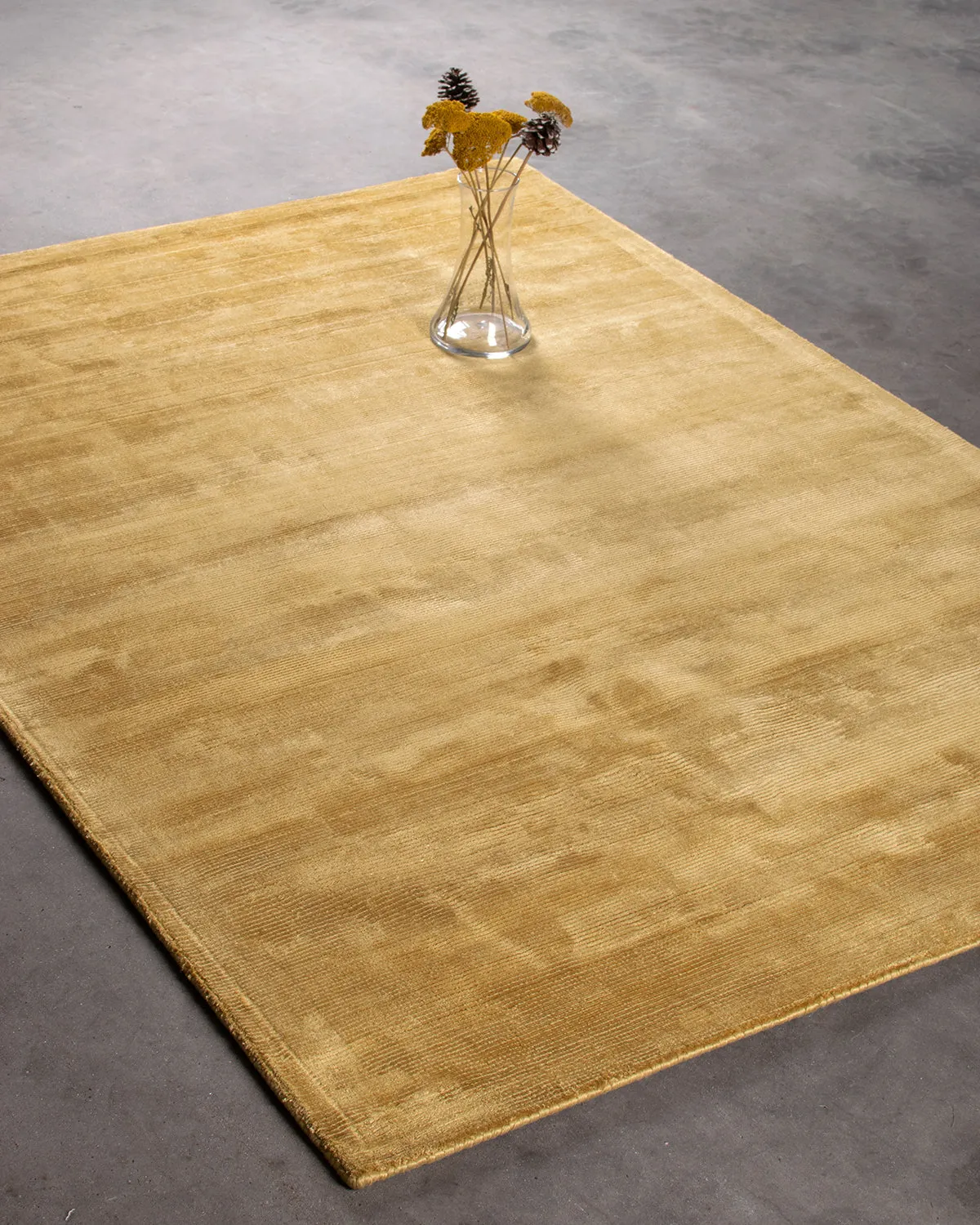 HC Interior Rugs Larvik 1960-080 Teppich Gelb Viskose