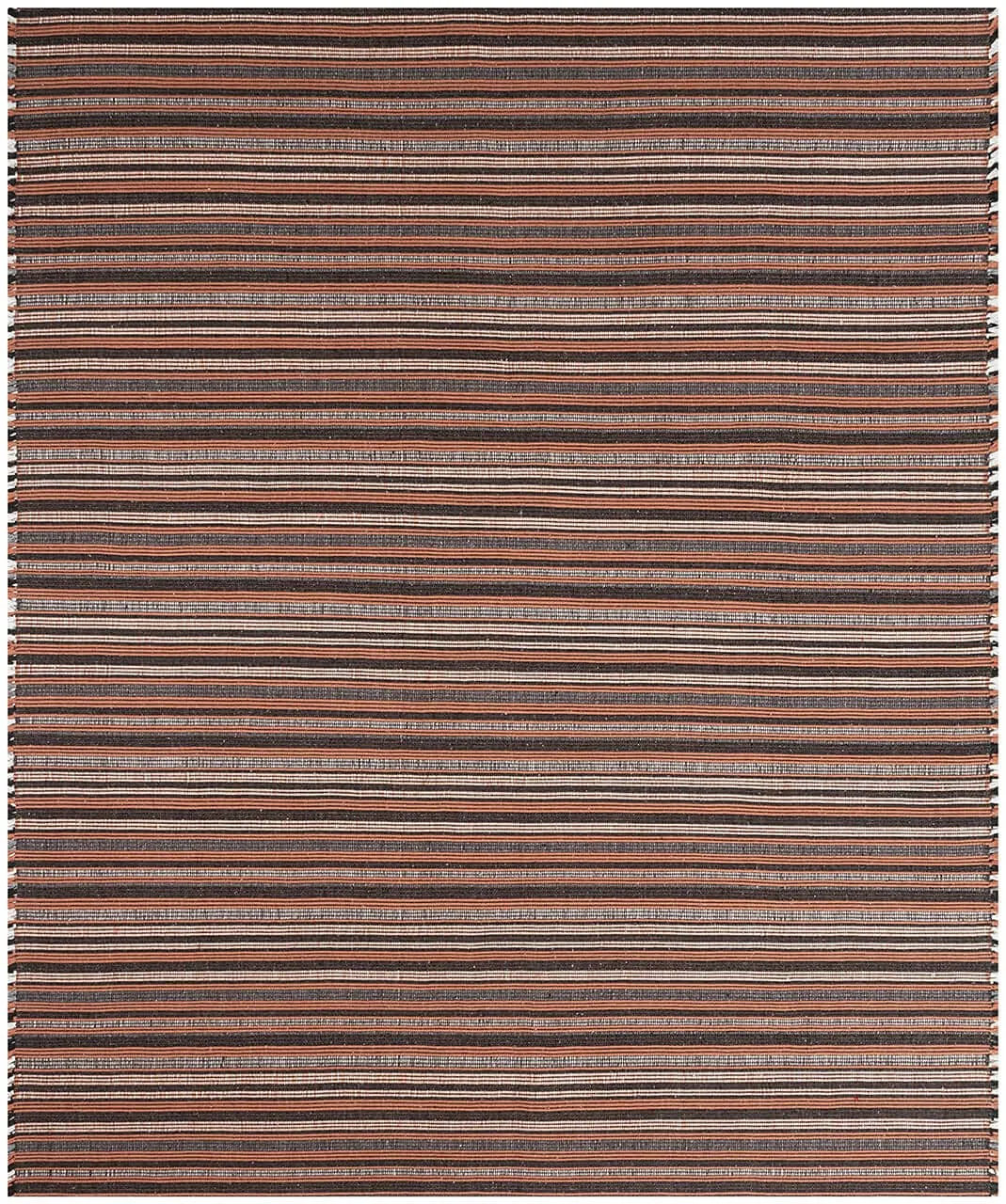 Amini Prune Teppich 240x80cm Recycling-PET rustikal