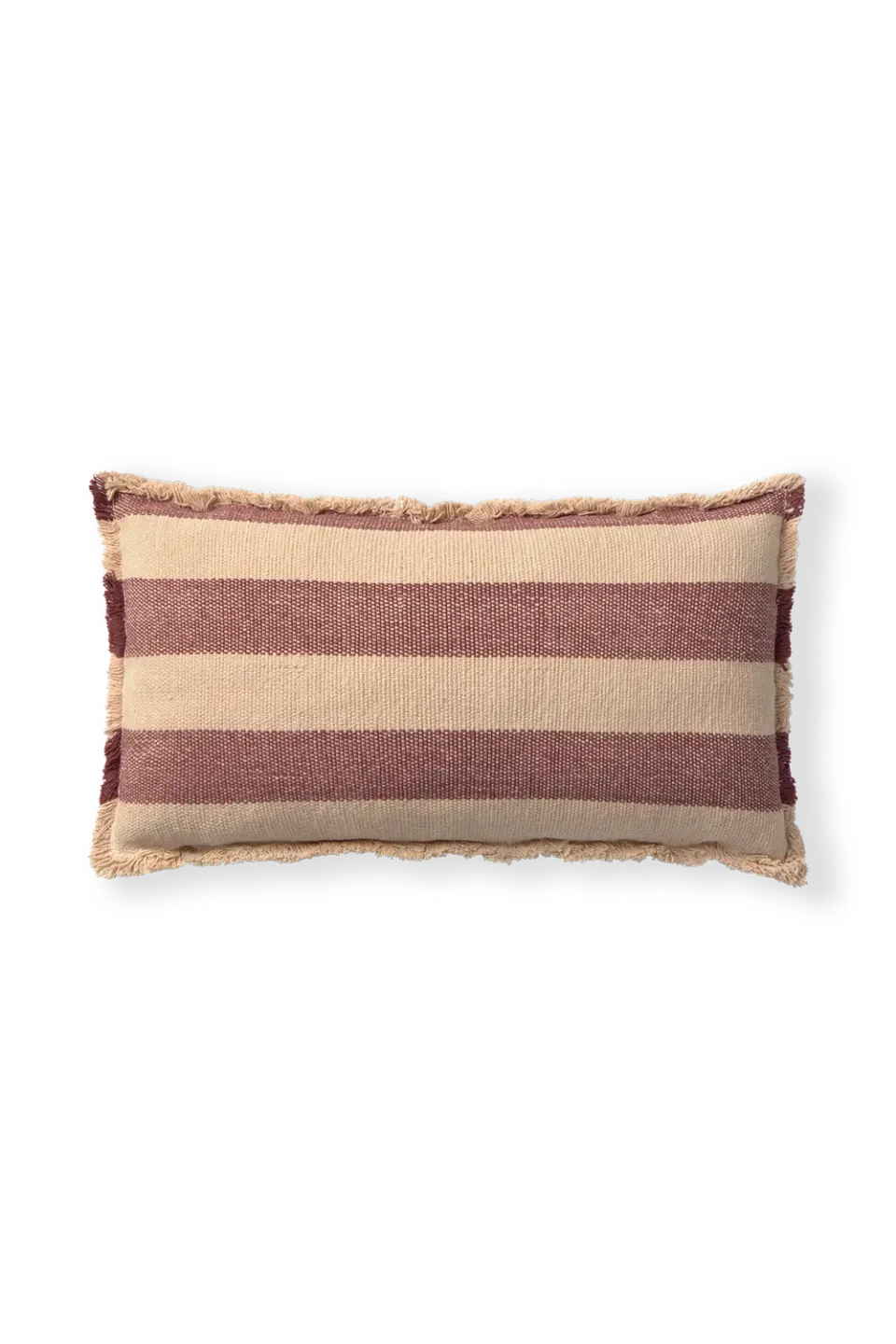 Lorena Canals Lines Marsala Kissen 30x50 Handwebung