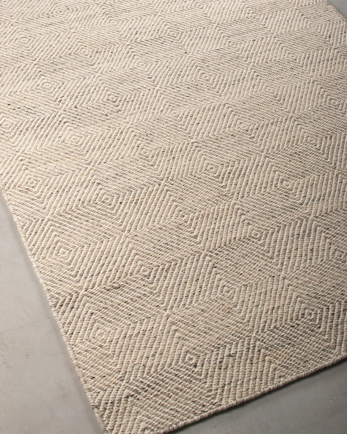 HC Interior Rugs Kalmar 2550-230 Teppich Silver Wollmix