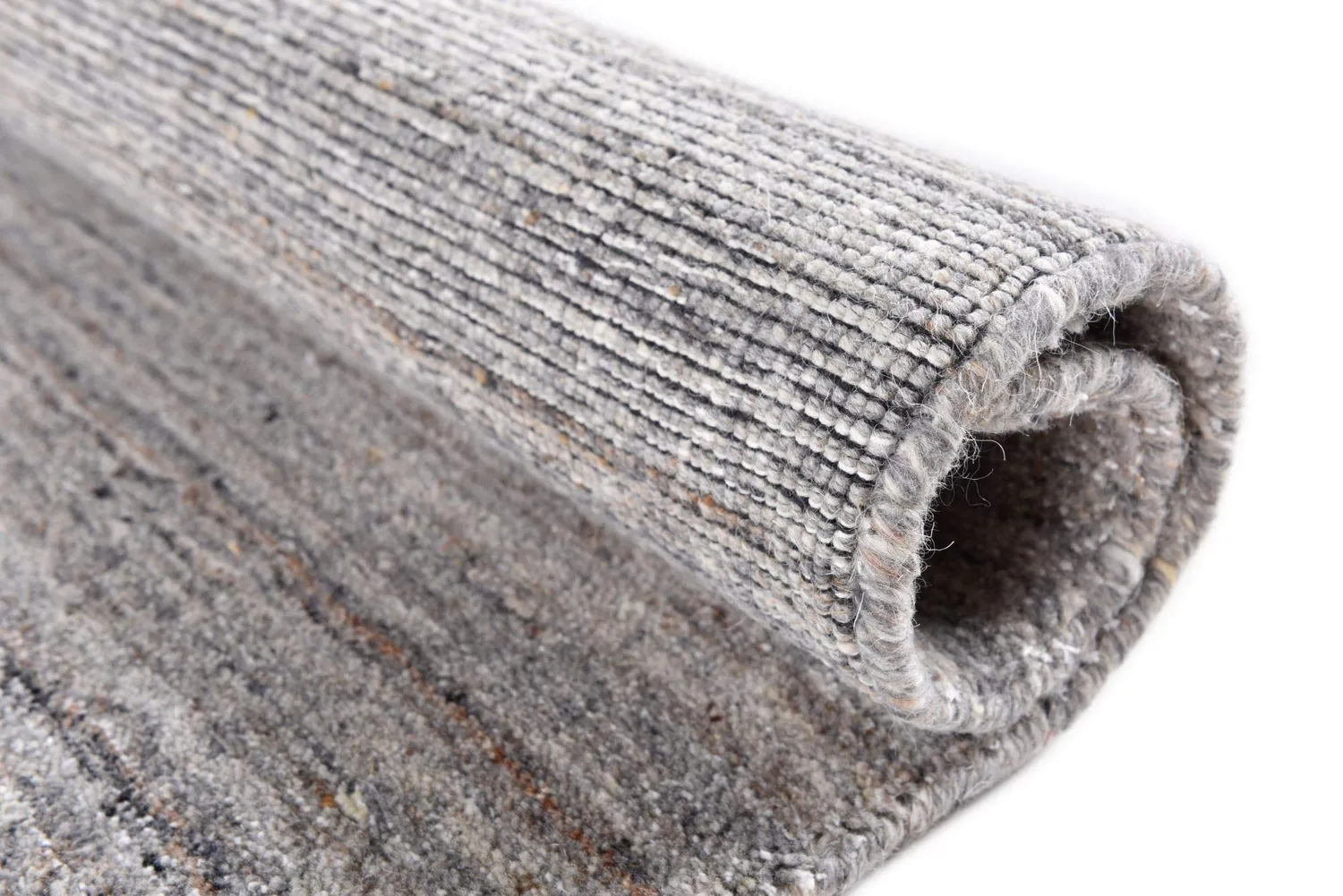 THEKO Sandiego Teppich 60x90 cm Grau Wolle-Viskose