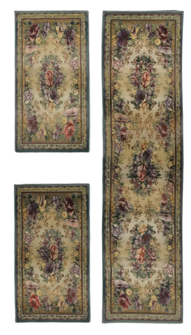 THEKO Gabiro Orientteppich 68x570cm bunt Blumendessin