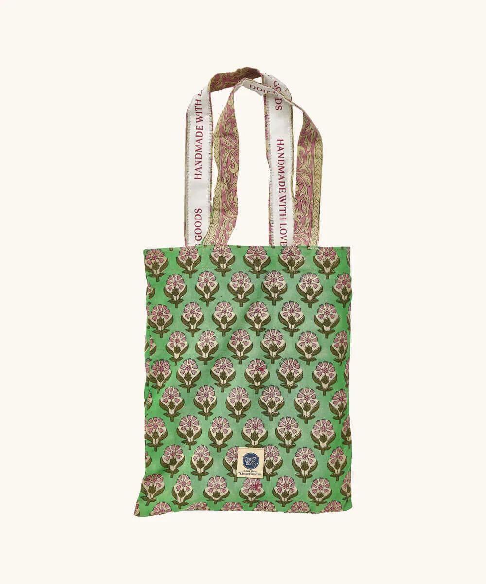 Doing Goods Emma Single Plaid Baumwolldecke mit Beutel