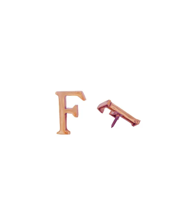 Doing Goods Buchstabe F Messing Deko Copper