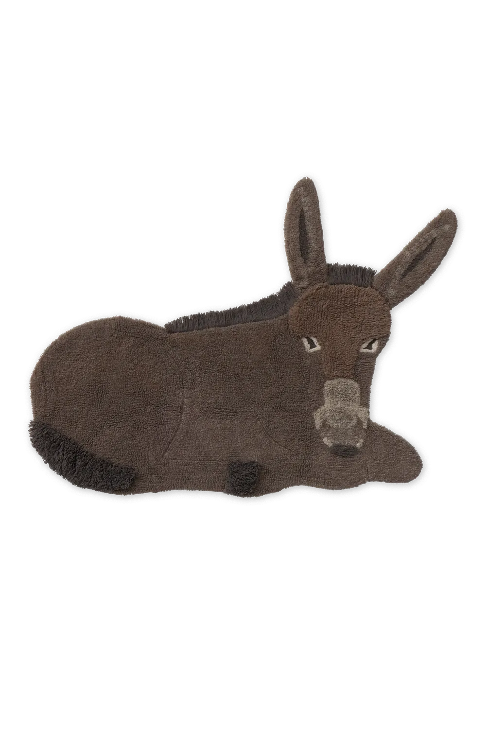 Lorena Canals Hector Donkey Wollteppich 155x85 braun