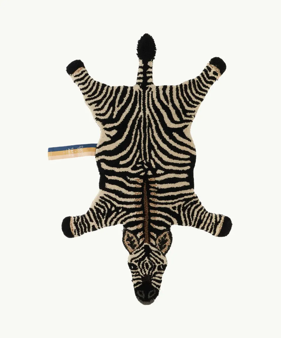 Doing Goods Tapis Amis Stripey Zebra Small Teppich Wolle