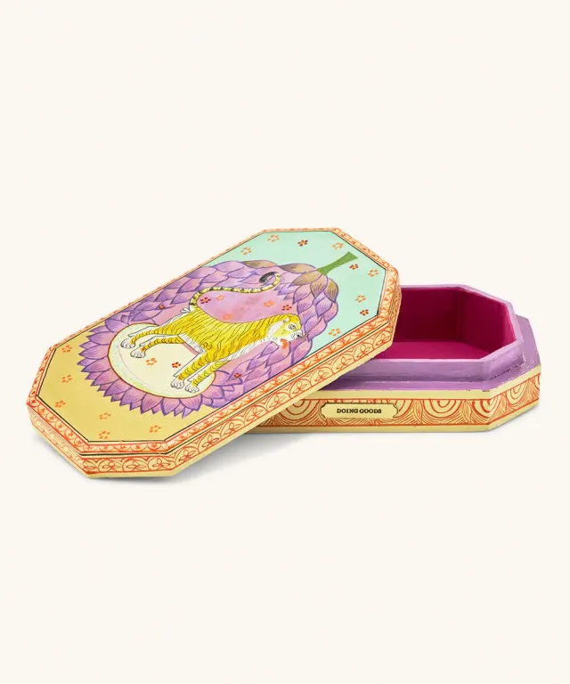 Doing Goods Very Berry Tigre Grande Schmuckbox 18 cm Beere