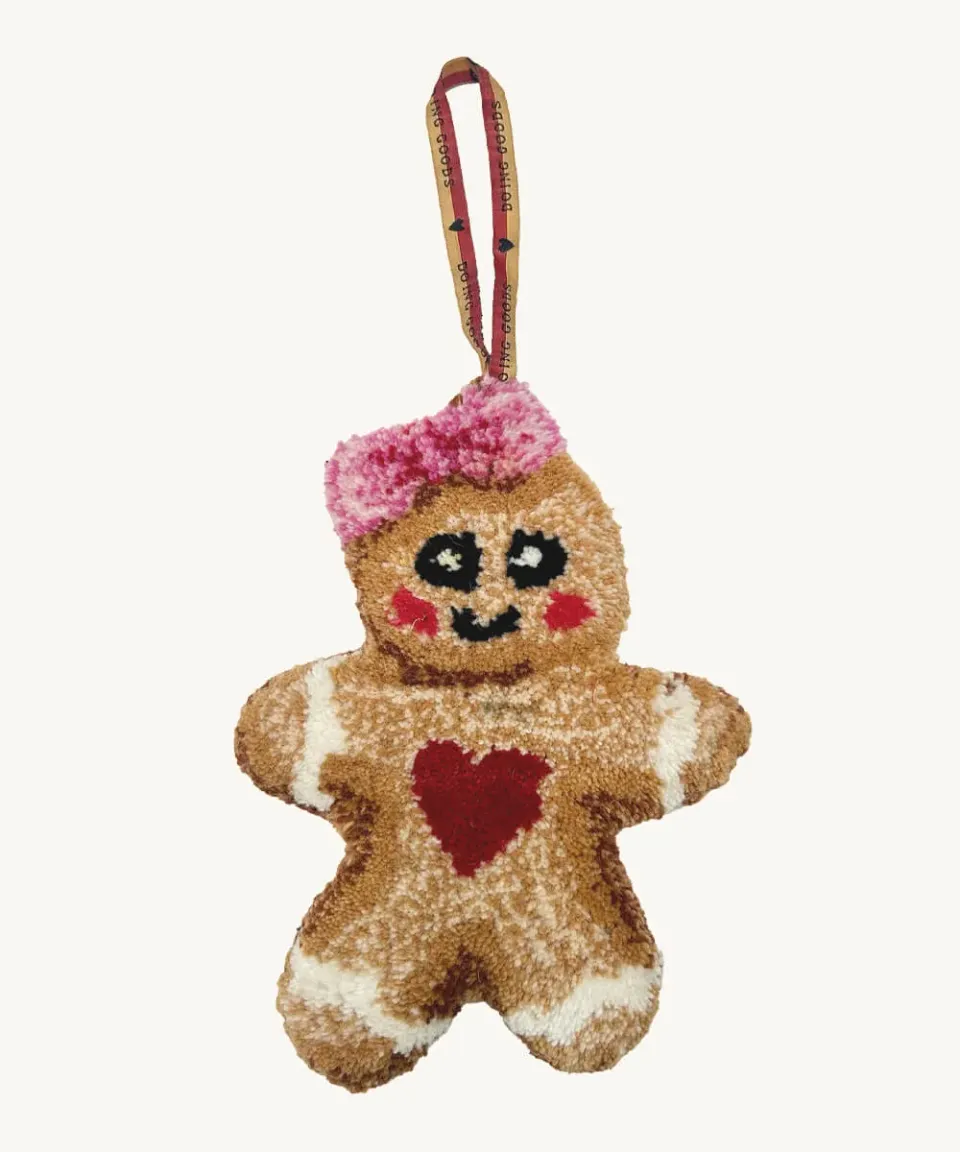 Doing Goods Mrs Ginger Bread Weihnachtsanhänger Wolle 25 cm