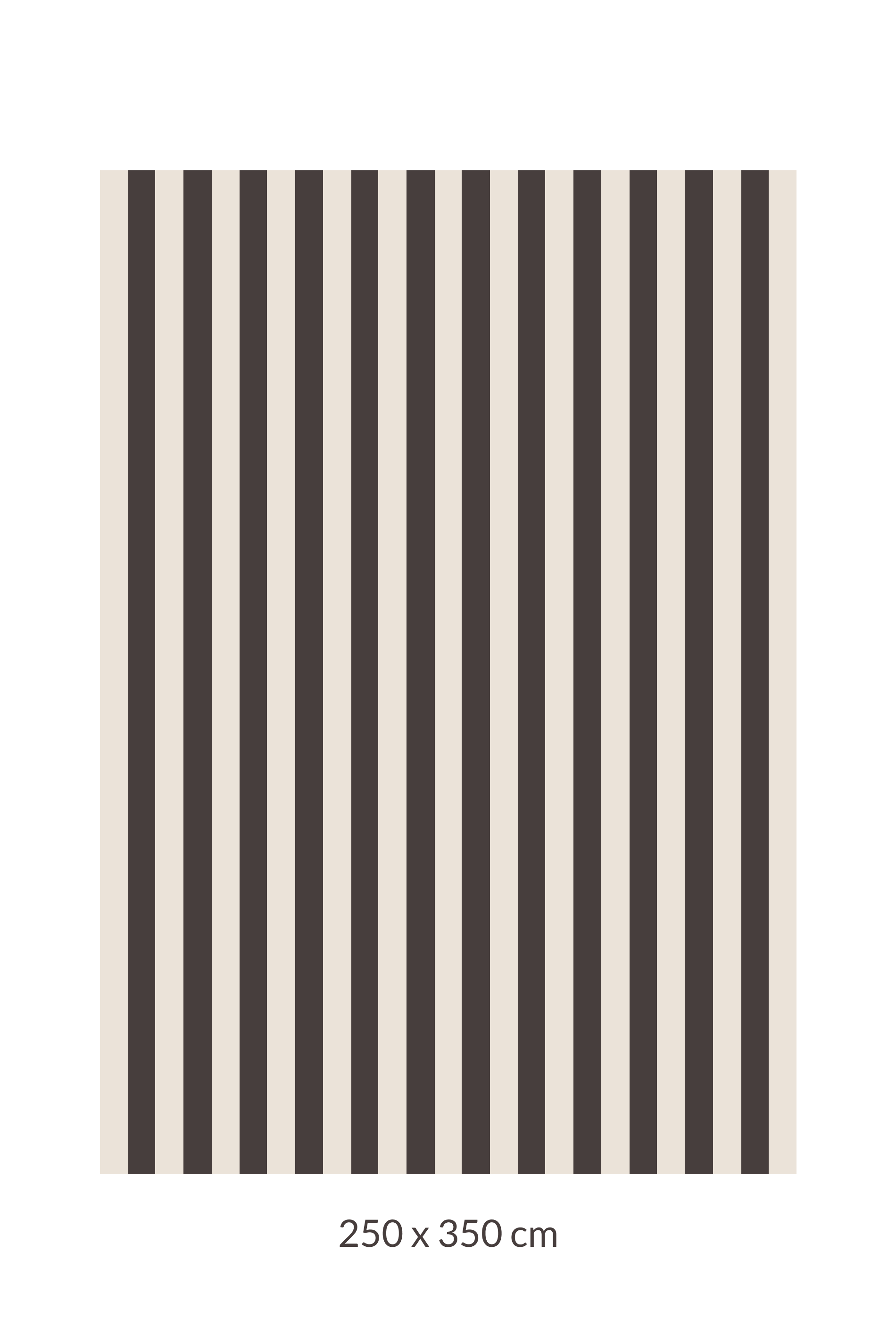 Lorena Canals Custom Striped Rug waschbarer Teppich