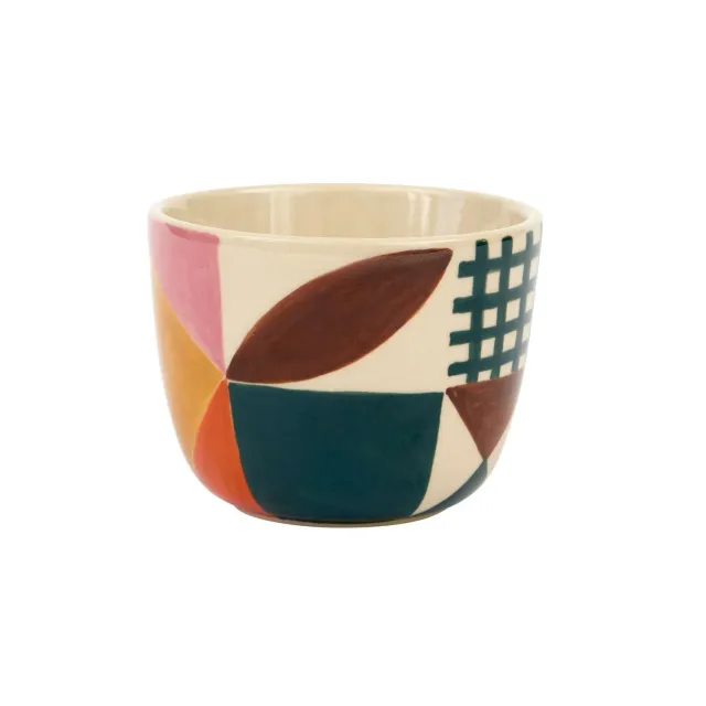 Donna Wilson Glypha Cup Tasse Steinzeug gemustert